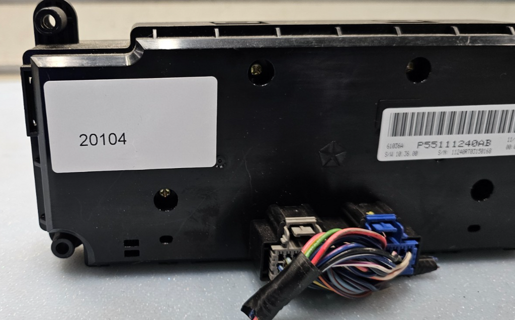 🔥11-20 Grand Caravan Dash A/C AC HVAC Heater Temperature Climate Control Black