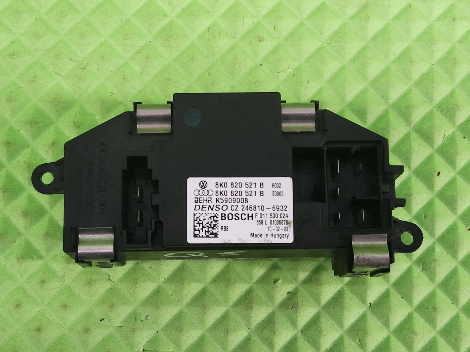 2008-2018 Audi A4 A5 B8 A8 Q5 S4 S5 S8 Blower Motor Control Resistor Fit GRAY