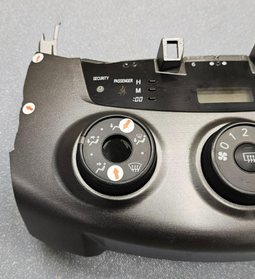 🔥06-12 Toyota RAV4 Dash Manual AC Heater Filter Climate Temperature Control