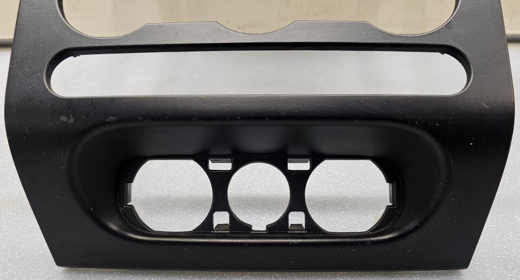 🔥04-08 F150 Dash AM FM Radio Stereo Climate Bezel Trim Panel Carbon Fiber Black