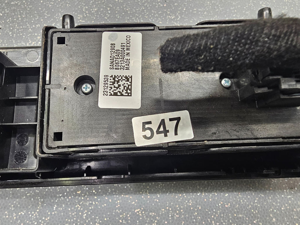 🔥14-22 Silverado Sierra Left Driver Master Window Door Mirror Switch Black OEM
