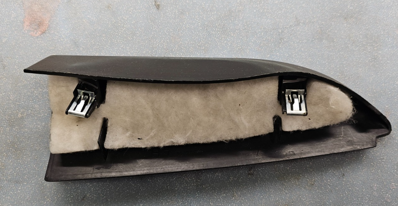 🔥99-07 Ford F250 F350 Front Left Door Panel Mirror Sail Trim Cap Mount Black