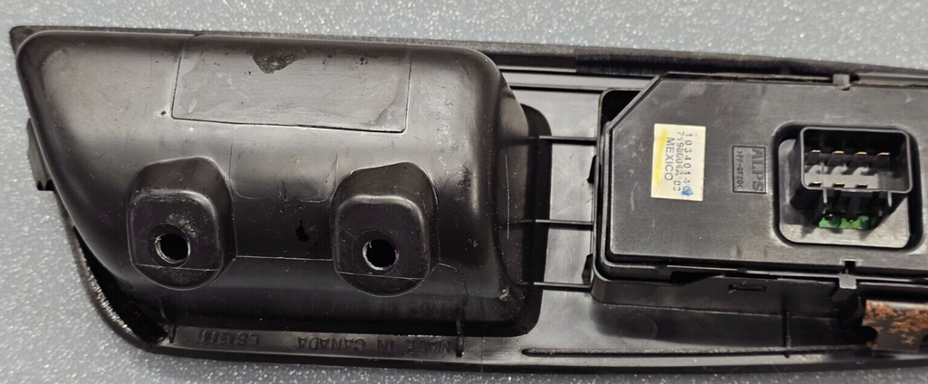 🔥06-08 CHEVY IMPALA LEFT DRIVER MASTER POWER WINDOW SWITCH BEZEL ASSEMBLY BLACK