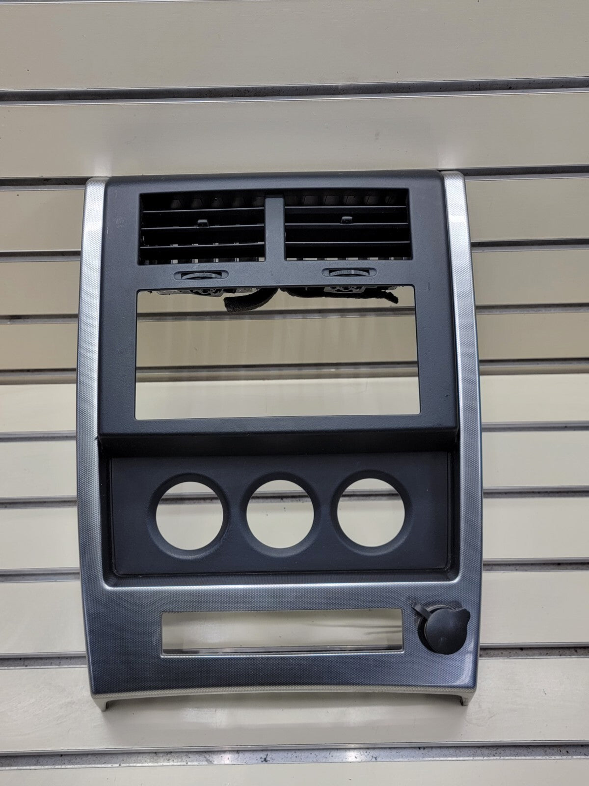 🔥08-12 Liberty Center Dash Radio Stereo Climate Trim Panel Bezel Black/Silver