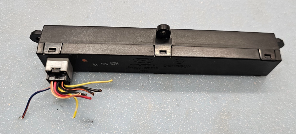 🔥07-12 Hyundai Santa Fe Dash Clock Display  Assembly Passenger Bag Black
