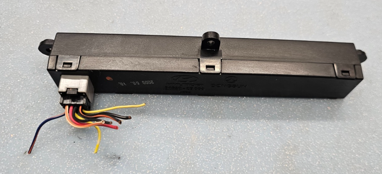🔥07-12 Hyundai Santa Fe Dash Clock Display  Assembly Passenger Bag Black