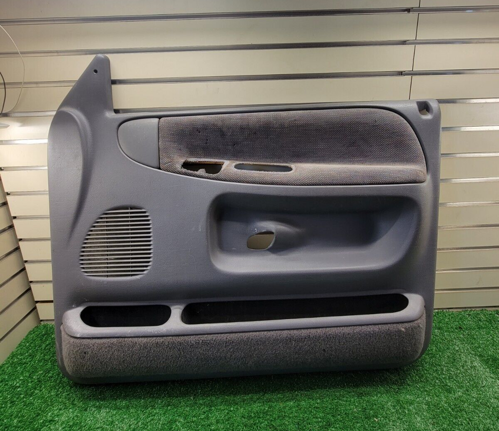 🔥94-97 Dodge RAM 1500 Interior DOOR Panel Front Right Passenger GRAY Auto D9