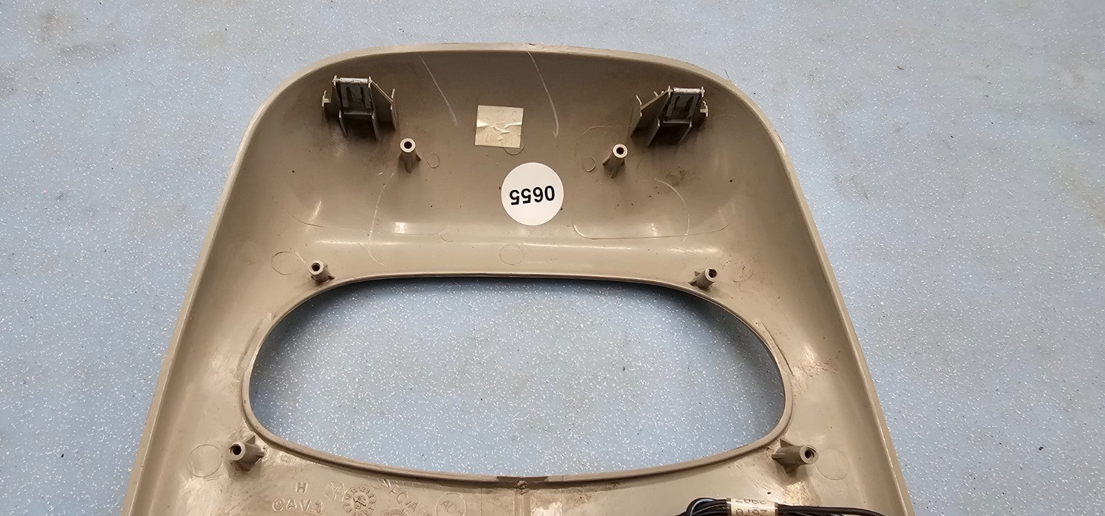 🔥02-05 Dodge Ram Overhead Console Map Dome Light Lamp Storage Assembly Tan