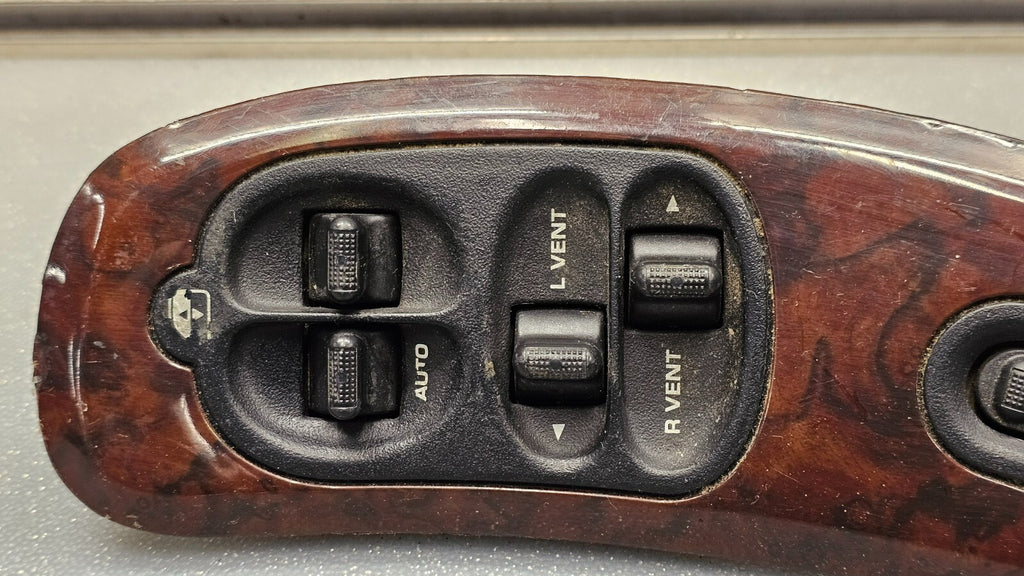 🔥01-03 TOWN COUNTRY CARAVAN VOYAGER LEFT DRIVER MASTER WINDOW DOOR SWITCH WOOD