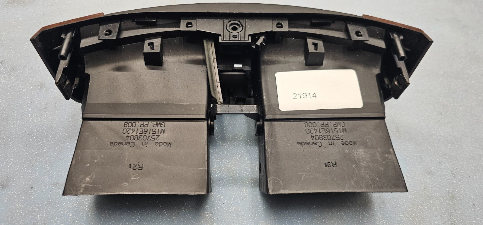 🔥03-07 CADILLAC CTS SRX CENTER DASH AIR VENT HEATER CONDITIONING BEZELTRIM WOOD