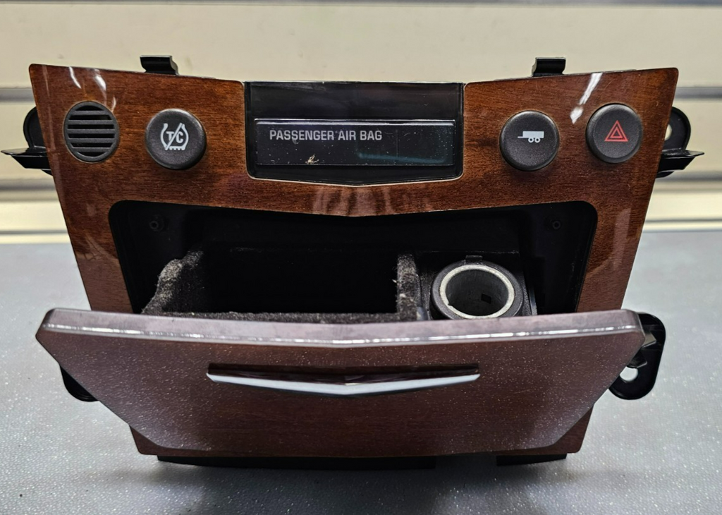 🔥07-09 Cadillac Srx Ashtray Lighter Tray Compartment Bin Center Console Wood