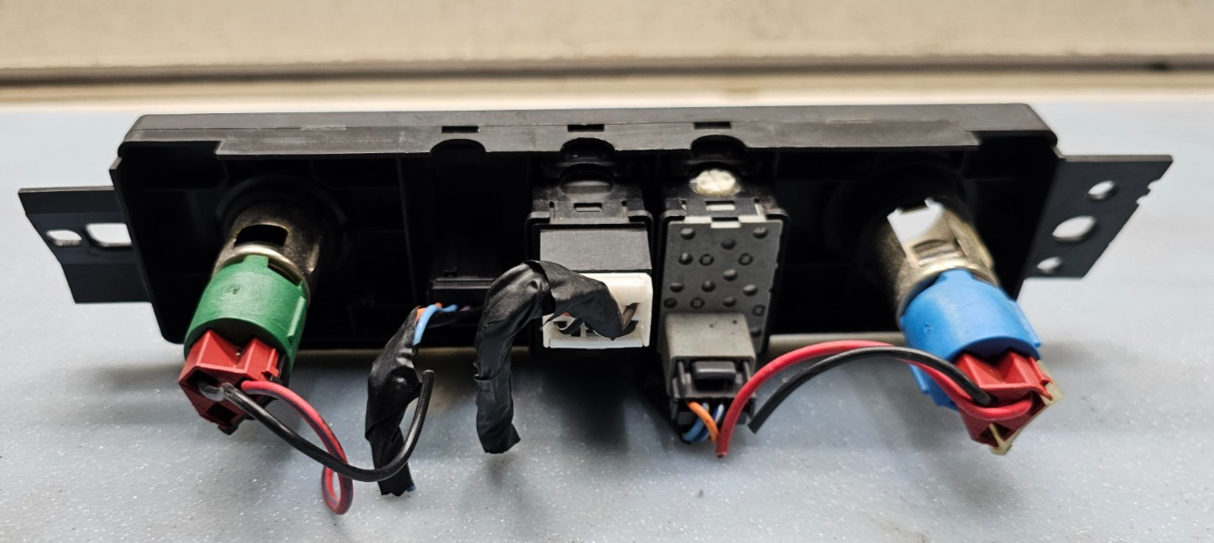 🔥97-01 Jeep Cherokee XJ Rear Wiper Defrost Switch Control Black