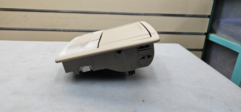 🔥07-19 EDGE TAURUS F150 FRONT OVERHEAD CONSOLE DOME LIGHT STORAGE ASSEMBLY TAN