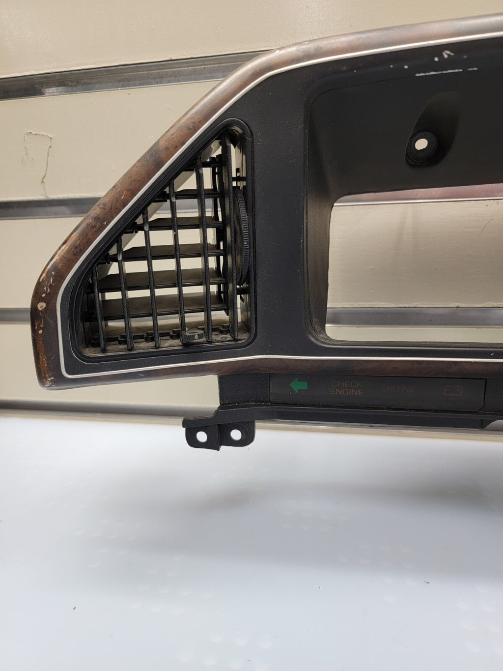 🔥87-91 Ford F150 F250 F350 BRONCO Dash CLUSTER BezelSpeedo Gauge Trim Black C11
