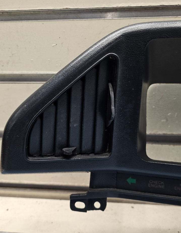 🔥1987-1991 FORD F150 F250 F350 Bronco Dash Trim Instrument Cluster Bezel BLACK