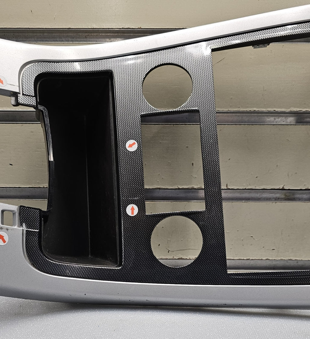 🔥07-09 Equinox Center Dash Radio Stereo Bezel Trim Instrument Panel SILVER B43
