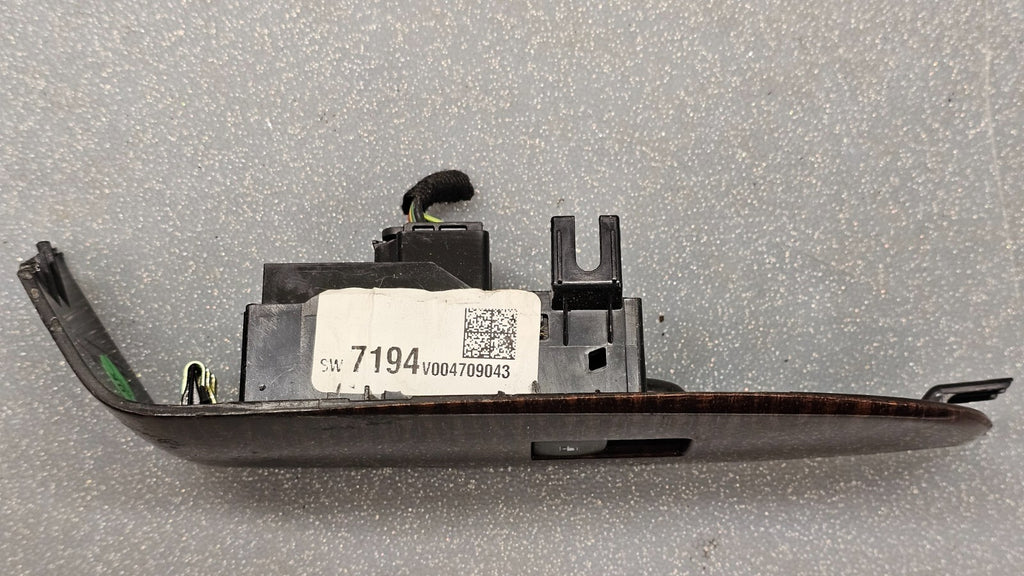 🔥13-15 CHEVY MALIBU FRONT RIGHT PASSENGER POWER DOOR WINDOW SWITCH LOCK WOOD