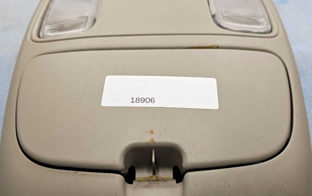 🔥02-05 RAM Overhead Console DOME Light Lamp Roof Storage Compartment TAN 05