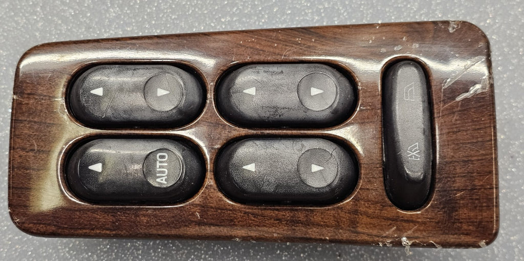 🔥00-07 Ford Taurus Left Driver Door Master Power Window Switch Assembly Wood