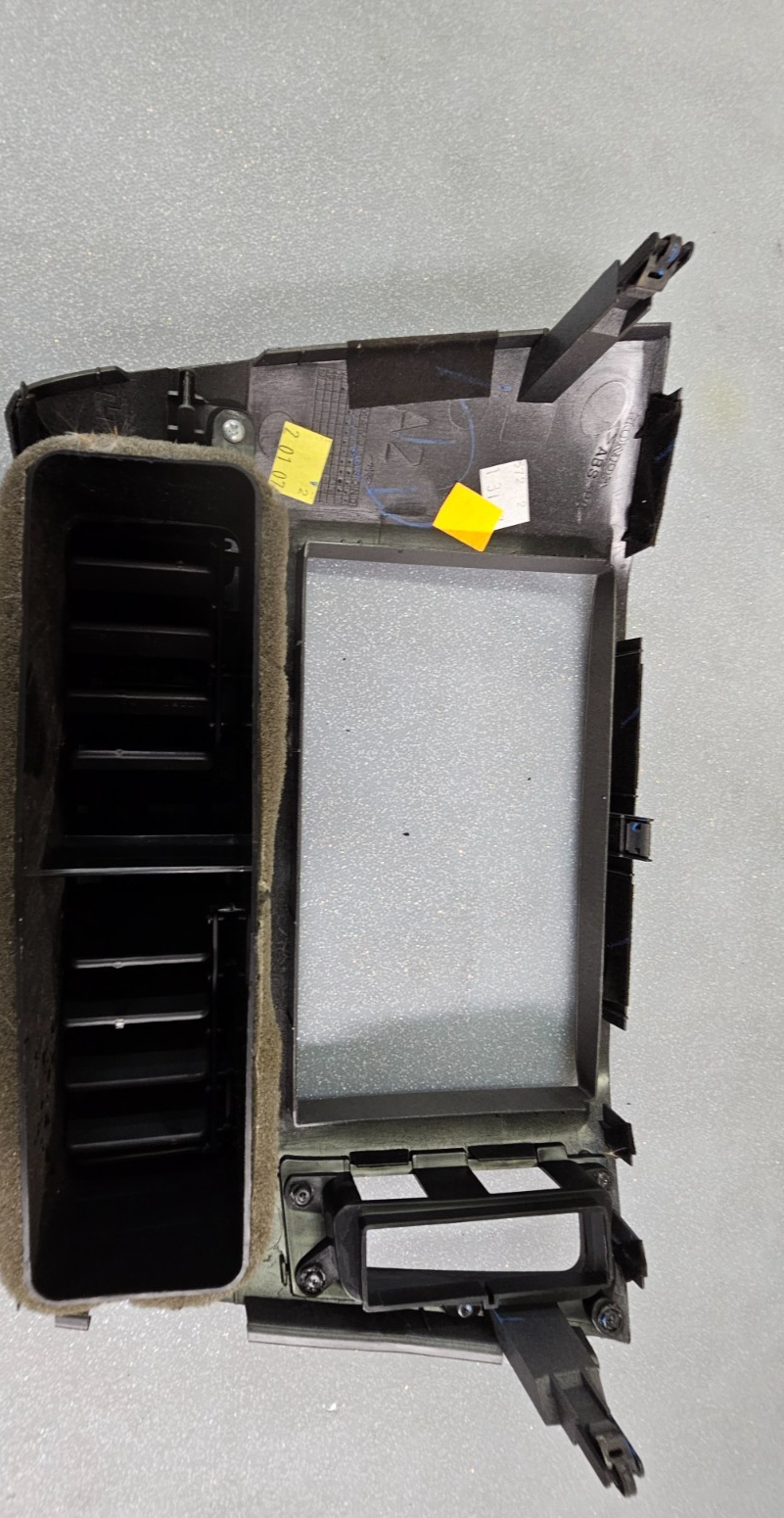 🔥06-08 HONDA PILOT Honda Pilot Radio Climate Dash Trim Bezel Silver/Black