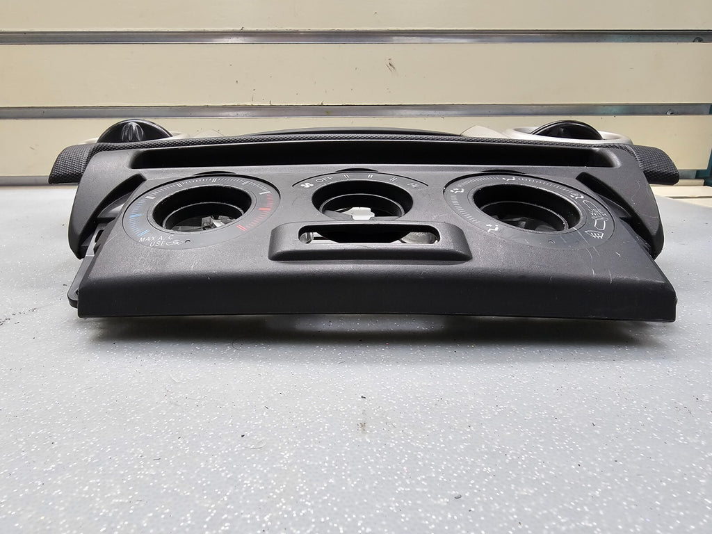 04-06 Scion XA Center Dash Radio Surround Bezel Trim Panel Climate Silver/black