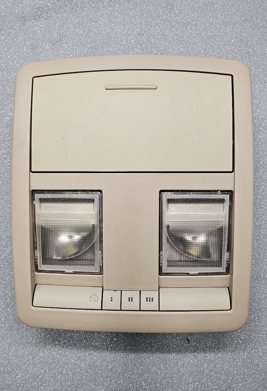 05-07 Dodge Charger 13-18 Challenger Overhead Console Dome Map Light Storage Tan