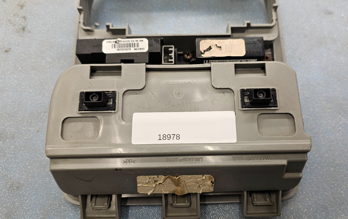 🔥2011-2017 Honda Odyssey Over Head Overhead Console Tan OEM