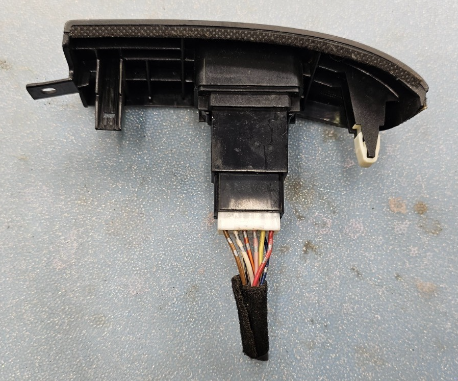 🔥06-08 Hyundai Sonata Hazard Hread Light Lamp Control Switch Bezel dk Gray OEM