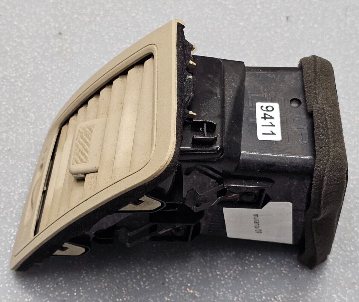 09-14 MURANO DASH CENTER RIGHT PASSENGER AIR VENT HEATER FILTER TEMPERATURE TAN