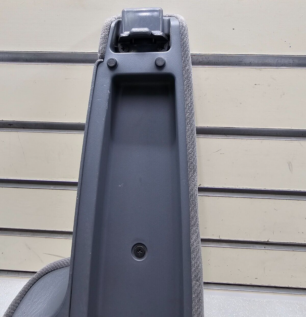 🔥01-05 Honda Civic Front Center Console Cover Arm Rest Lid Cover Gray Cloth OEM