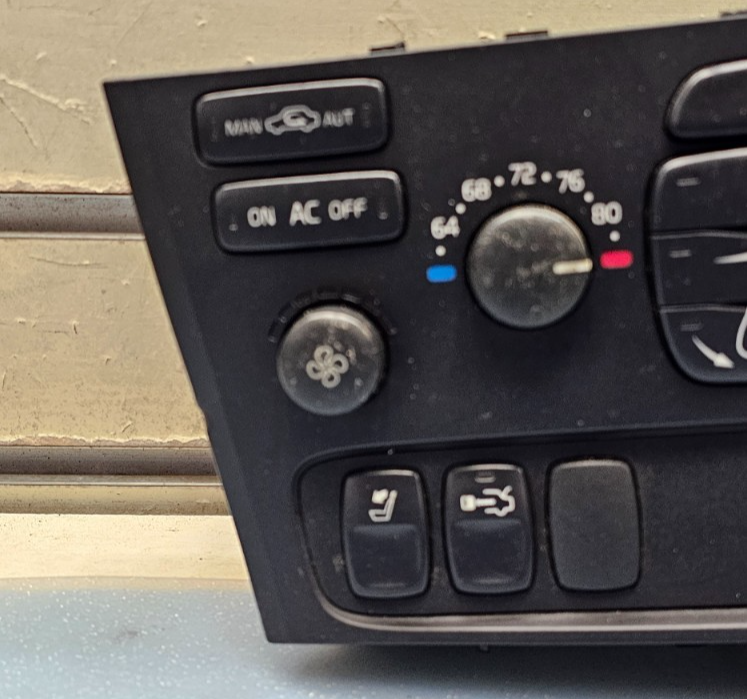 🔥01-08 Volvo S60 V70 Dash A/C AC HVAC Heater Heat Temperature Climate Control