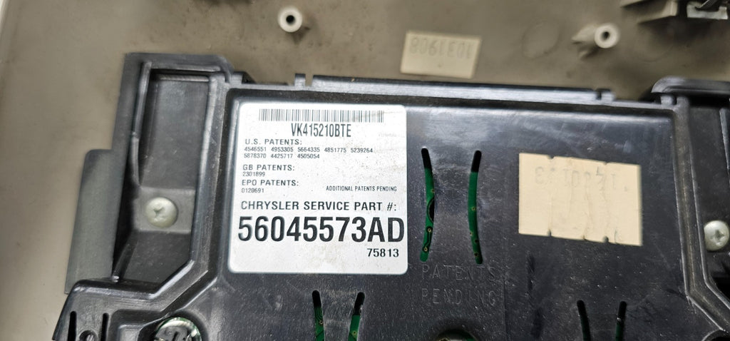 🔥02-05 Dodge Ram 1500 2500 3500 Overhead Console with Digital Display tan OEM