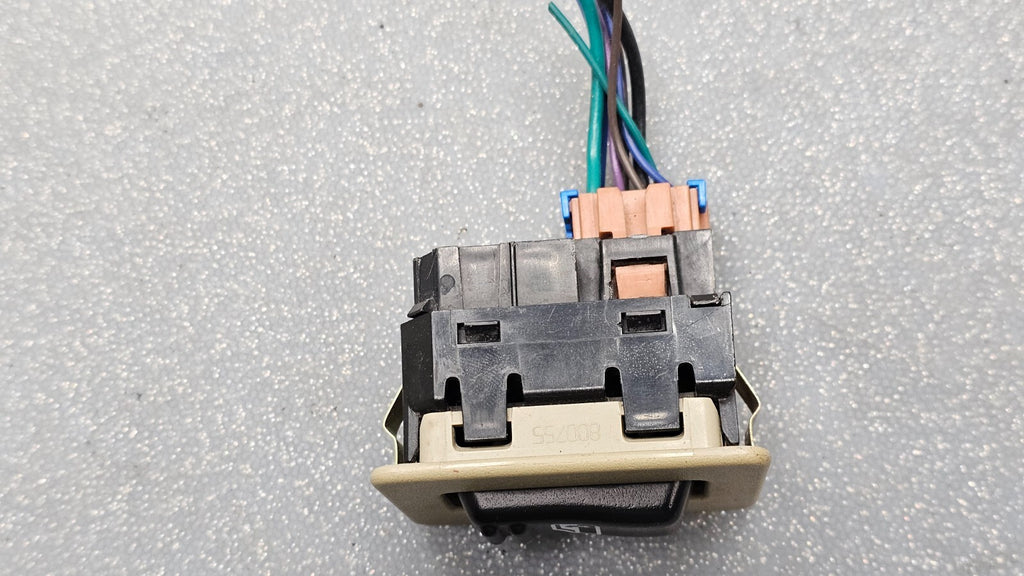 99-02 Chevy Silverado SIERRA Power Window Switch Lock REAR Left/Right Tan WS3