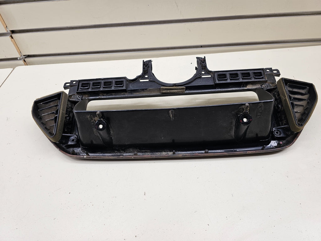 87-91 F150 BRONCO Dash Instrument CLUSTER Bezel Speedo Gauge Trim WOOD/Black C11