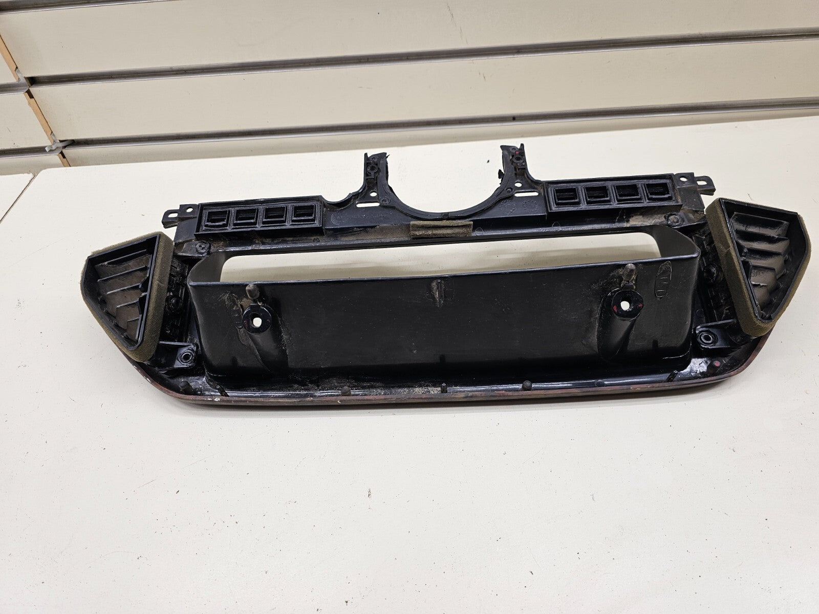 87-91 F150 BRONCO Dash Instrument CLUSTER Bezel Speedo Gauge Trim WOOD/Black C11