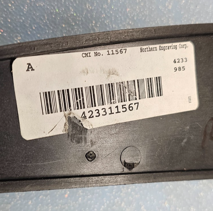 🔥08-11 CADILLAC STS CENTER DASH RADIO NAVIGATION TRIM SURROUND BEZEL SILVER