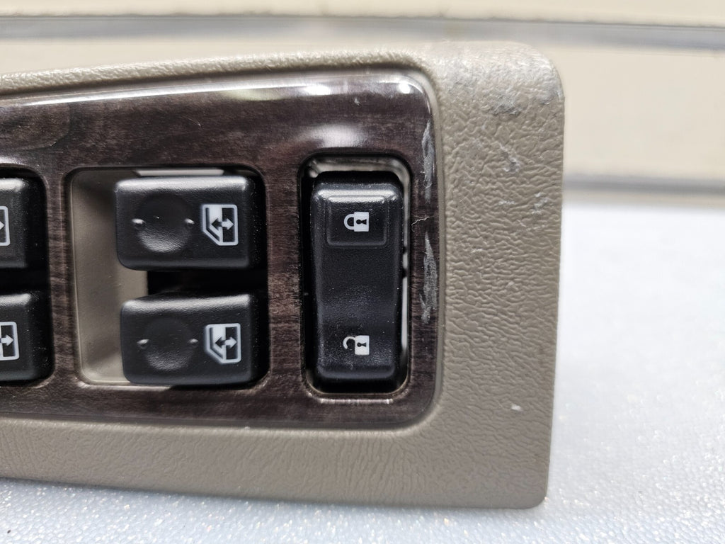 🔥03-06 Silverado ESCALADE 4D LEFT Driver Master Power Window Switch Tan WS4