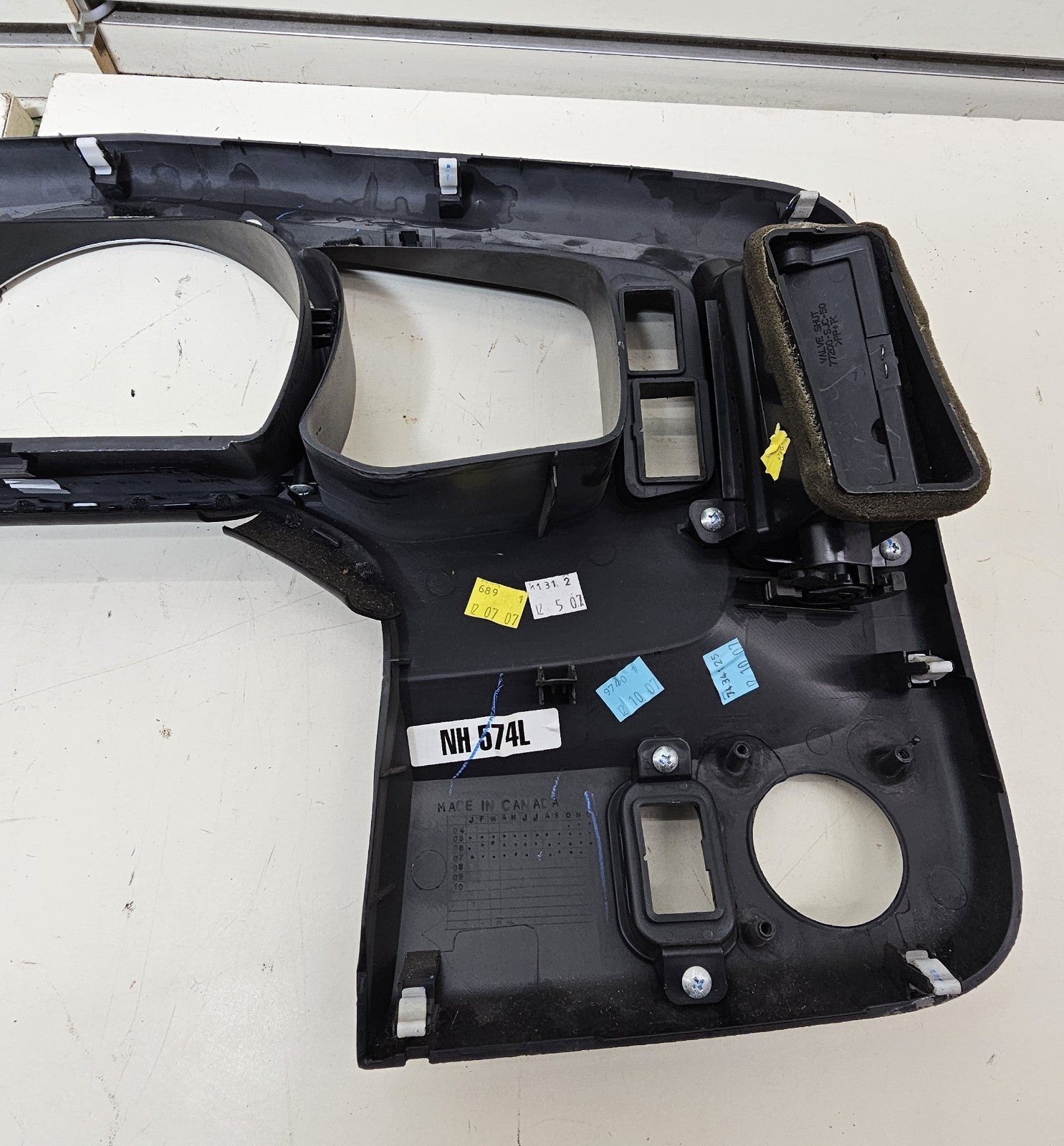 🔥06-14 Honda Ridgeline Speedometer Radio Dash Instrument Cluster Bezel Blue B77