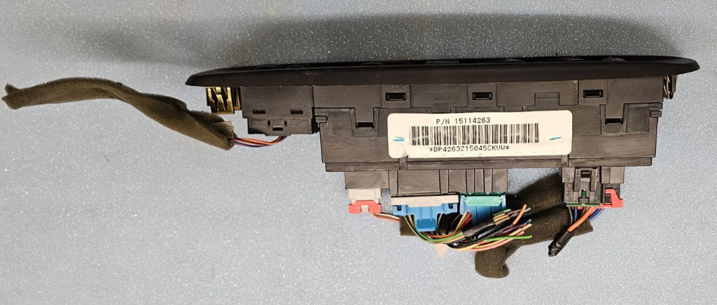 🔥02-05 GMC ENVOY Front LEFT Master Driver Window Door Switch Assembly BLACK OEM