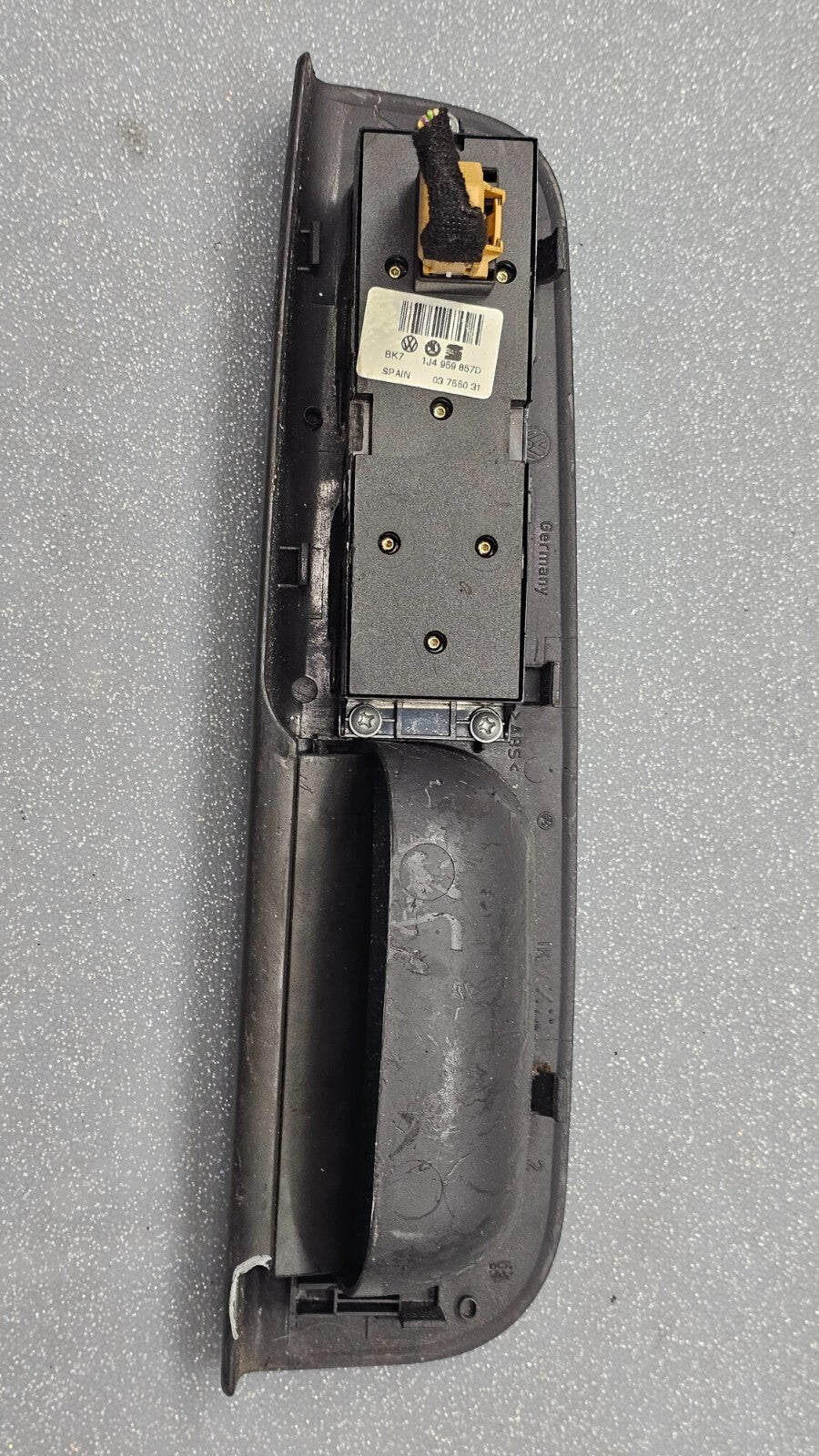 🔥98-06 VW JETTA GOLF POWER LEFT DRIVER MASTER WINDOW DOOR CONTROL SWITCH BLACK