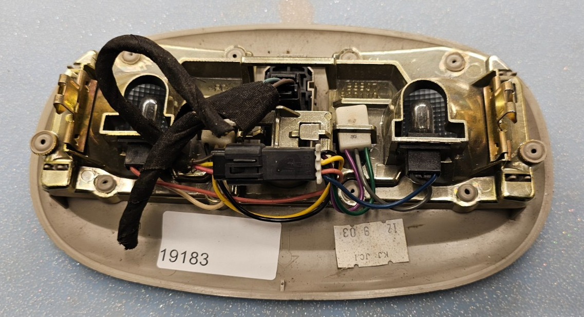 🔥02-07 Jeep Liberty Overhead Front Center Dome Roof Map Light W/Sunroof TAN