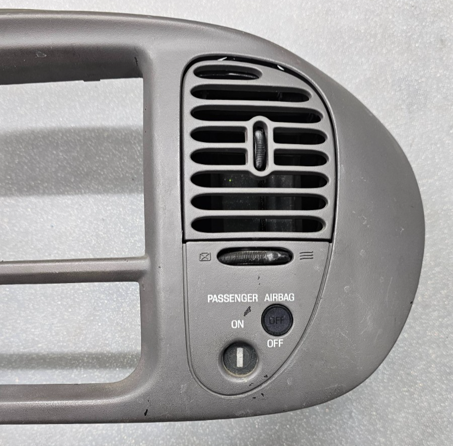 🔥97-03 Ford F150 Center Dash Radio Climate Trim Stereo BEZEL Panel  GRAY