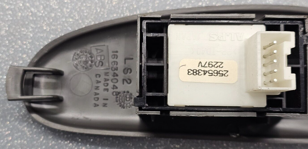 🔥00-03 Pontiac Bonneville Right Passenger Window Switch Trim Assembly Black OEM