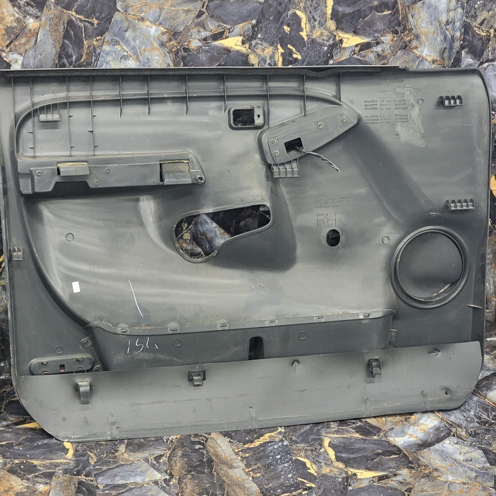 99-06 Silverado SIERRA Door Trim Panel Front LEFT-RIGHT Set Dark GRAY manual D3