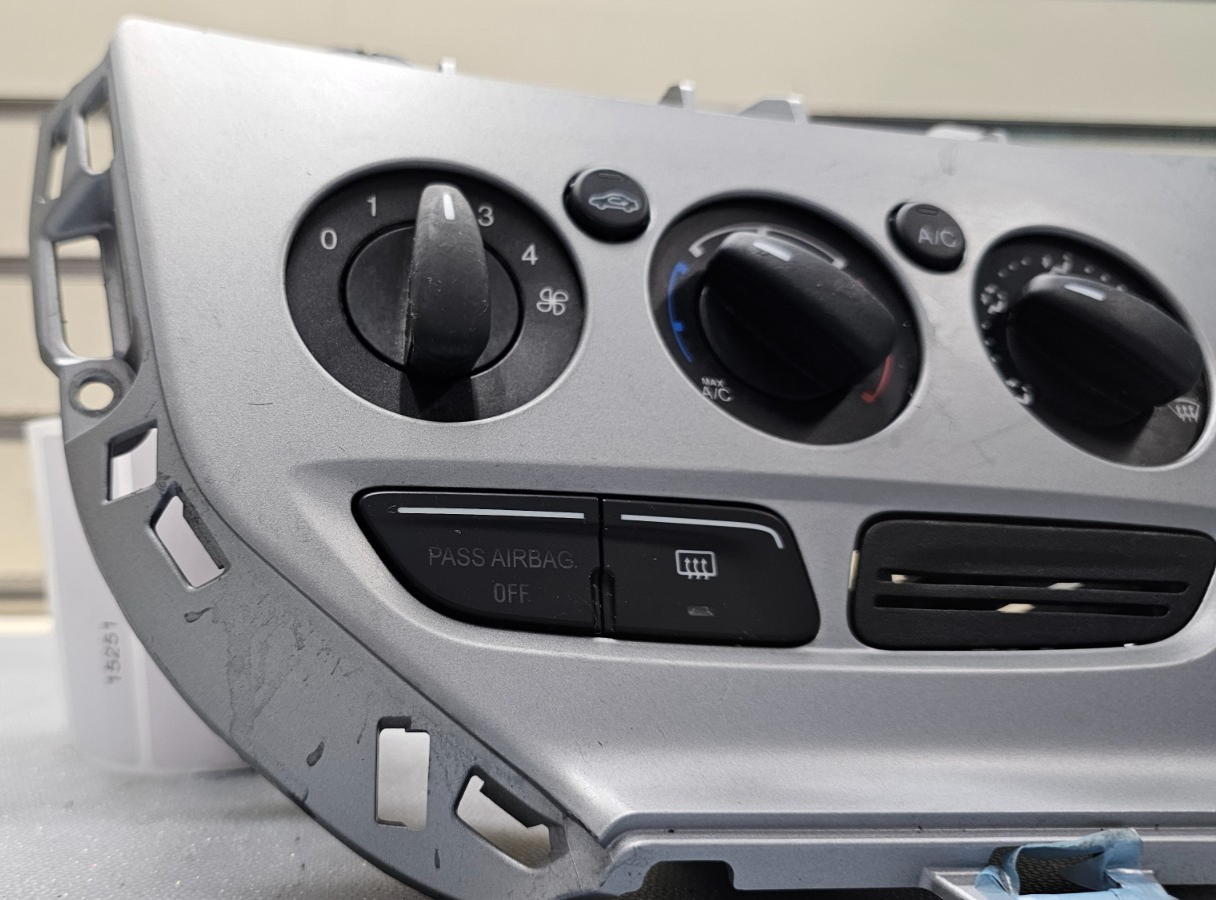 🔥12-14 FORD FOCUS A/C HEATER CLIMATE CONTROL Dash Bezel Temperature SILVER OEM