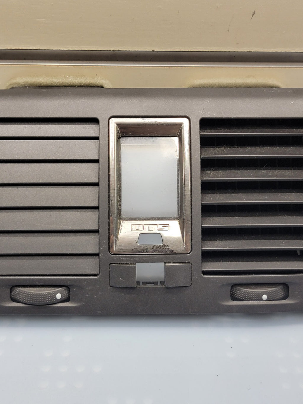 🔥06-11 OEM Cadillac DTS Center AC A/C HVAC Air Vent Heater Bezel w/Clock black