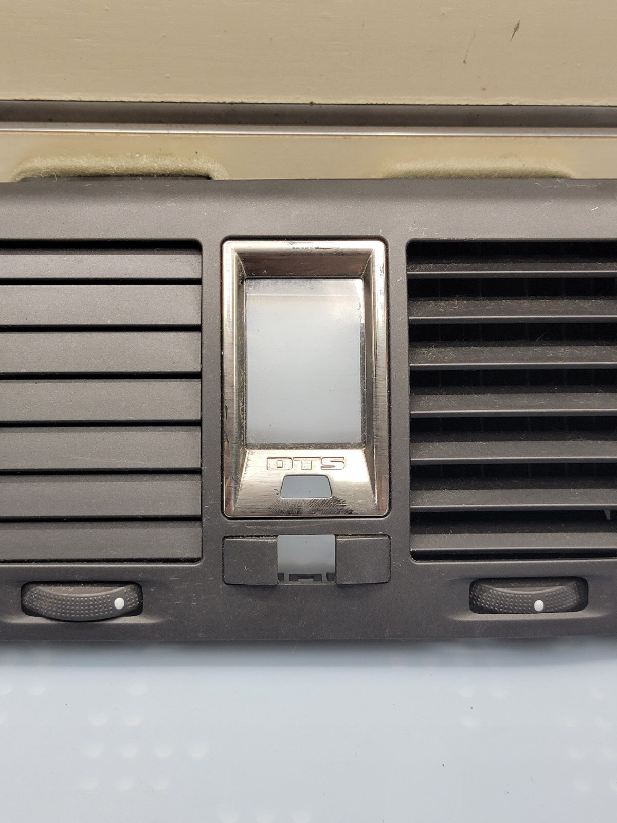 🔥06-11 OEM Cadillac DTS Center AC A/C HVAC Air Vent Heater Bezel w/Clock black