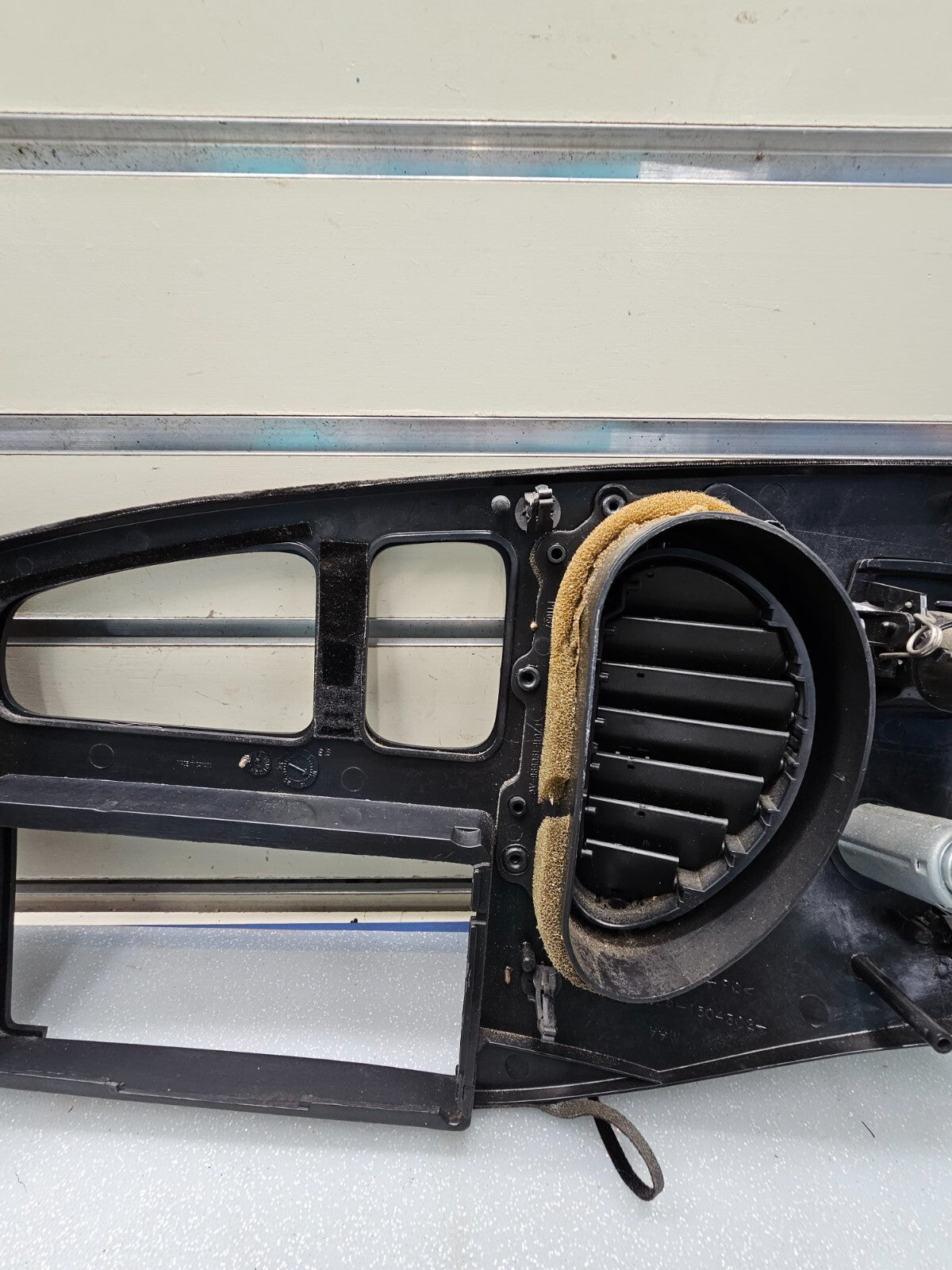 🔥97-03 Ford E-150 Econoline Dash Gauge Cluster Bezel Climate Radio Trim Black