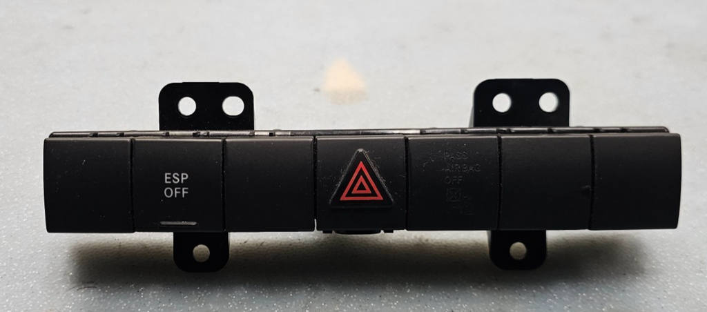 🔥11-12 Jeep Liberty Hazard ESP Off Inverter Button Switch BLACK OEM