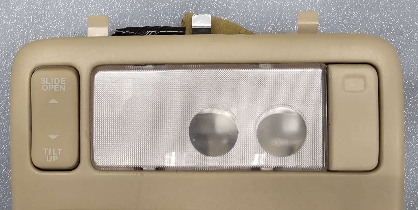 🔥97-01 Toyota Camry ES300 Overhead Center Map Dome Light Console Sunroof Tan